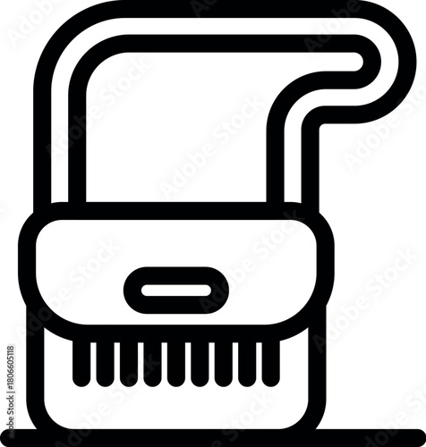 Cleaning brush with handle for scrubbing and washing, maintaining hygiene and cleanliness