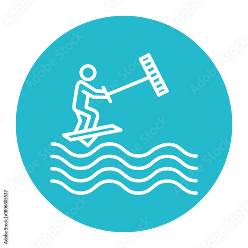 Kitesurfing Icon