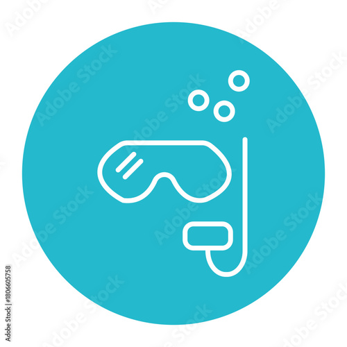 Snorkeling Icon