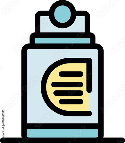 Shaving foam in a pressurized can, promising a smooth and comfortable shaving experience