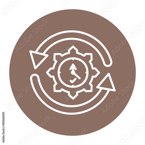 Constant Development Pace Icon