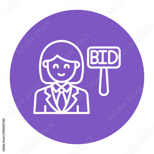 Auction Guest Female Icon