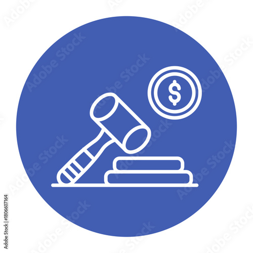 Auction Fundraiser Icon