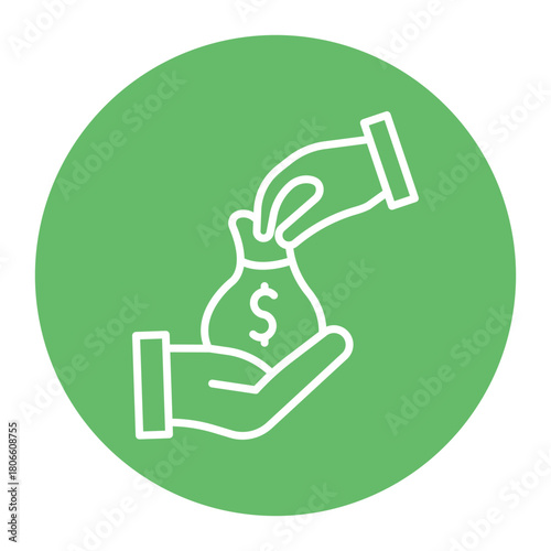 Salary and Compensation Icon