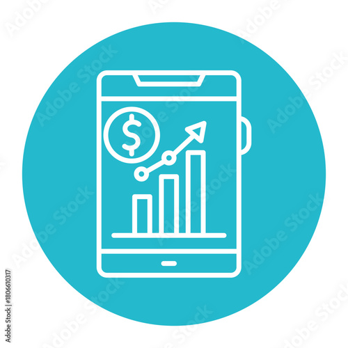 Mobile Analytics Icon