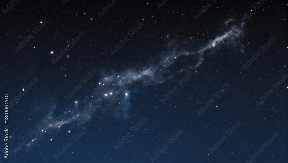 Fototapeta premium Nebula in a star-strewn cosmos