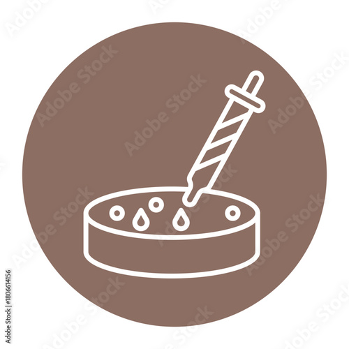 Petri Dish Analysis Icon
