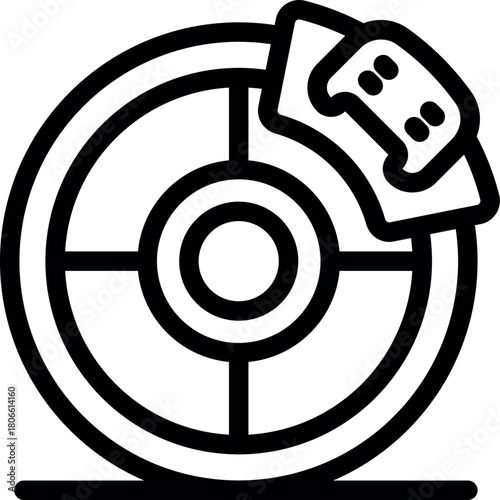 Filament spool with a gamepad depicting 3d printing of video game accessories