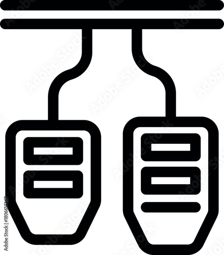 Close up of car pedals, highlighting acceleration, braking, and clutch functions, essential for vehicle operation