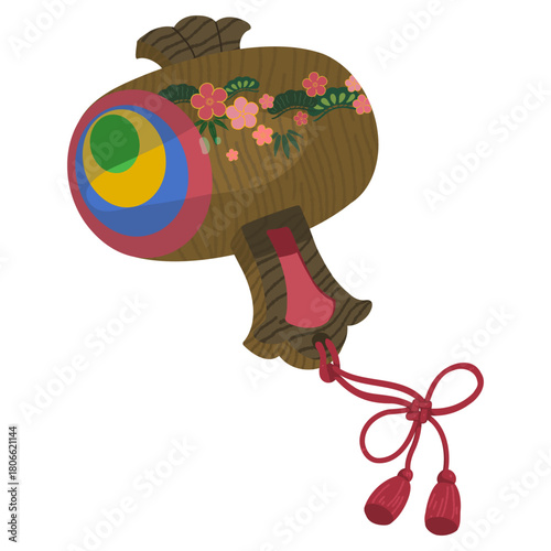 シンプルな打ち出の小槌のイラスト