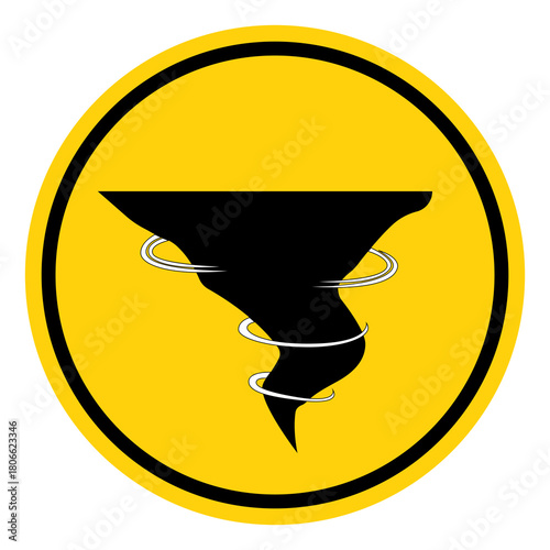 Tornado Shelter Symbol Sign, Vector Illustration, Isolate On White Background Label. EPS10