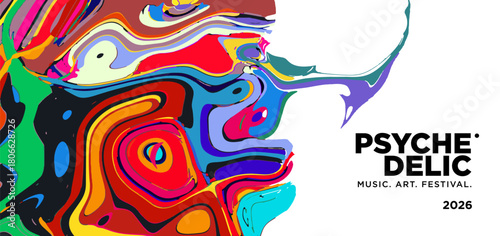 Vector of fluid groovy hippie 70s backgrounds. swirl, twirl pattern. Y2k aesthetic. Social Media Stories Template, distorted and Twisted texture in trendy retro psychedelic style for music and art