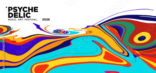 Vector of fluid groovy hippie 70s backgrounds. swirl, twirl pattern. Y2k aesthetic. Social Media Stories Template, distorted and Twisted texture in trendy retro psychedelic style for music and art