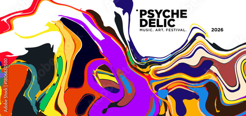 Vector of fluid groovy hippie 70s backgrounds. swirl, twirl pattern. Y2k aesthetic. Social Media Stories Template, distorted and Twisted texture in trendy retro psychedelic style for music and art