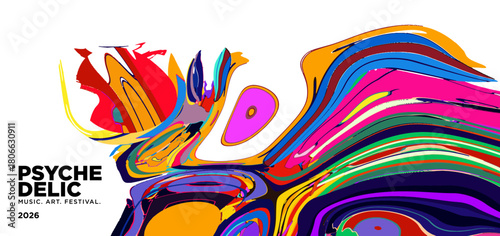 Vector of fluid groovy hippie 70s backgrounds. swirl, twirl pattern. Y2k aesthetic. Social Media Stories Template, distorted and Twisted texture in trendy retro psychedelic style for music and art
