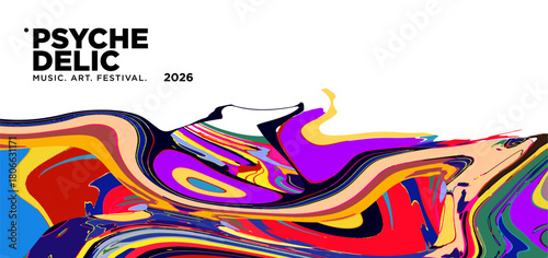 Vector of fluid groovy hippie 70s backgrounds. swirl, twirl pattern. Y2k aesthetic. Social Media Stories Template, distorted and Twisted texture in trendy retro psychedelic style for music and art