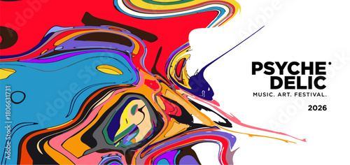 Vector of fluid groovy hippie 70s backgrounds. swirl, twirl pattern. Y2k aesthetic. Social Media Stories Template, distorted and Twisted texture in trendy retro psychedelic style for music and art