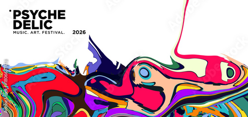 Vector of fluid groovy hippie 70s backgrounds. swirl, twirl pattern. Y2k aesthetic. Social Media Stories Template, distorted and Twisted texture in trendy retro psychedelic style for music and art