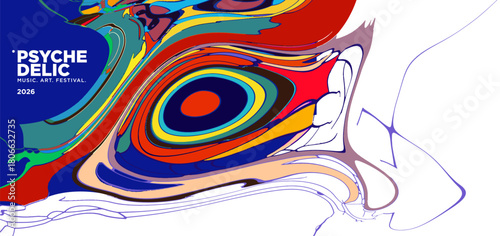 Vector of fluid groovy hippie 70s backgrounds. swirl, twirl pattern. Y2k aesthetic. Social Media Stories Template, distorted and Twisted texture in trendy retro psychedelic style for music and art