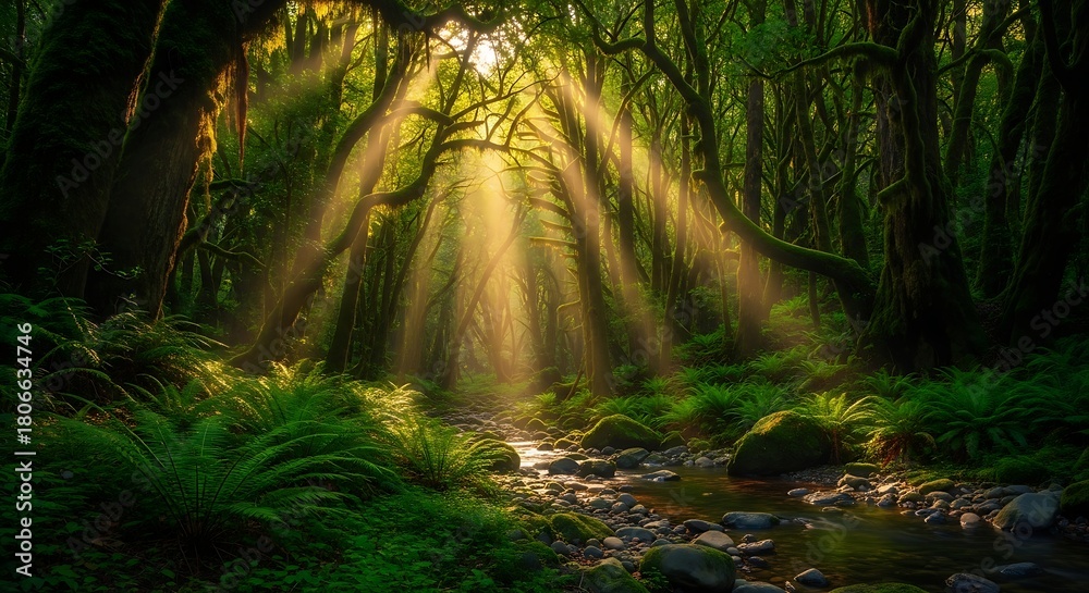 Obraz premium rays of light