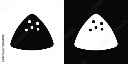 Mound icon design concepts. Clipart design set