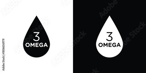 Omega icon design concepts. Clipart design set