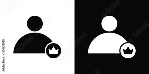 Premium User icon design concepts. Clipart design set