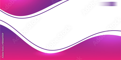 Abstract Purple and Pink Wavy Business Background
