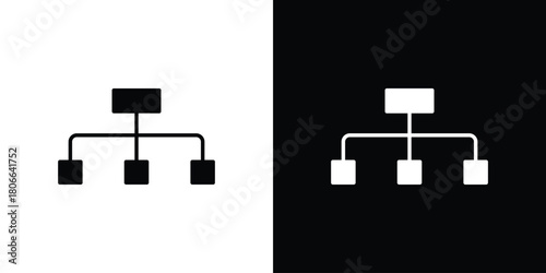 Sitemap icon design concepts. Clipart design set