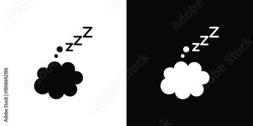 Snooze icon design concepts. Clipart design set