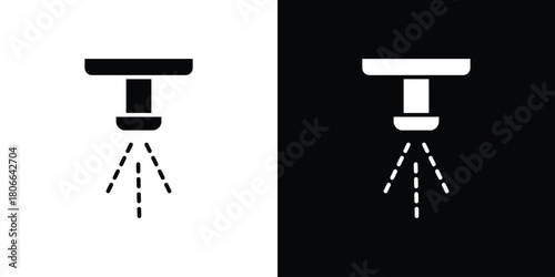 Sprinkler icon design concepts. Clipart design set