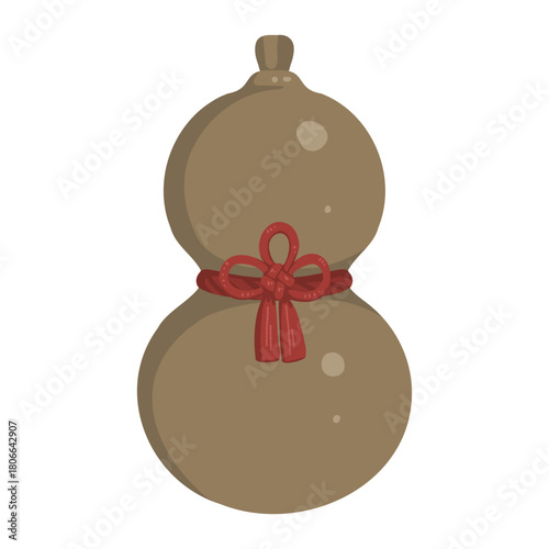 シンプルな瓢箪のイラスト