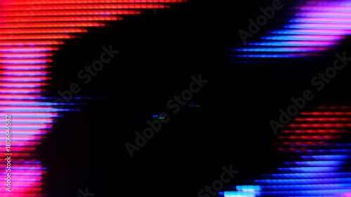 Screen TV Glitch Error - Signal Disturbance Broken Monitor,  VHS static noise glitch overlay