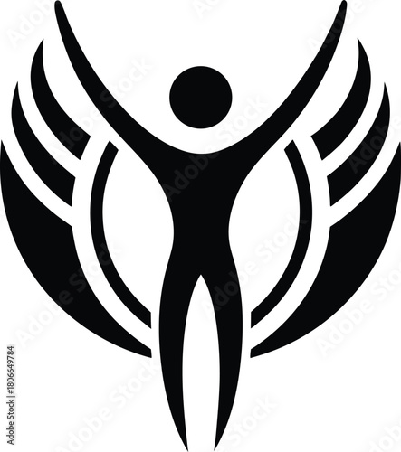 Human rights symbol icon for advocacy and social justice campaigns