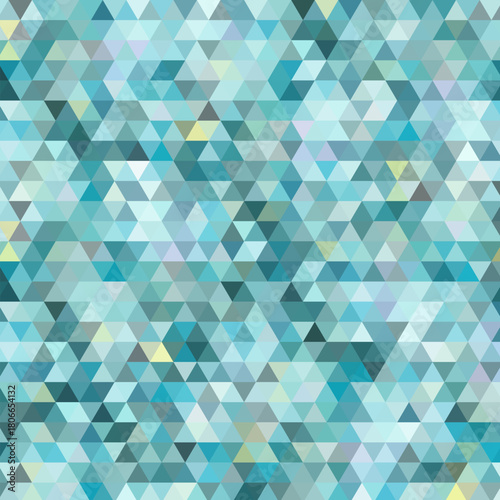 abstract blue background with triangle mosaic - vector. eps 10