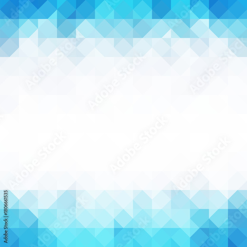 blue triangles. Template for presentation, banners, advertising, brochure. polygonal style. eps 10