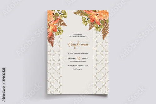 Save the date wedding invitation templates