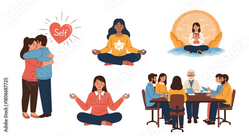 Harmony Seekers  Embracing Inner Peace and Connection Through Mindfulness
