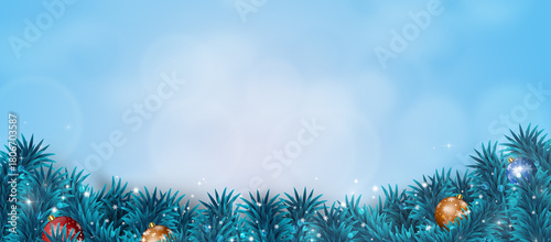 Winter Christmas Holioday Banner