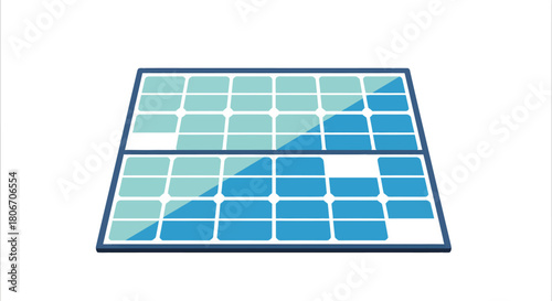 Solar panel illustration No Background