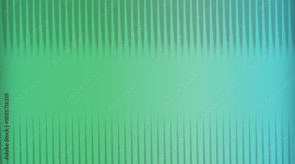 Obraz premium Abstract Background with Vertical Rippling Lines in Teal and Green Gradient image photo