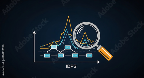 Intrusion Detection and Prevention System (IDPS) Data Analysis Illustration