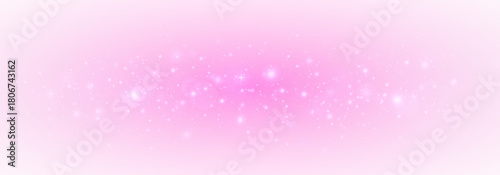 Shiny magic background with scattered effect and glitter. A radiant abstract layout with twinkle dust and glowing particles.