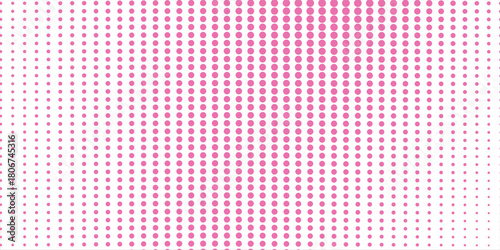 white polka dots pattern over hot pink useful as a background good effect
