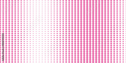 white polka dots pattern over hot pink useful as a background good effect