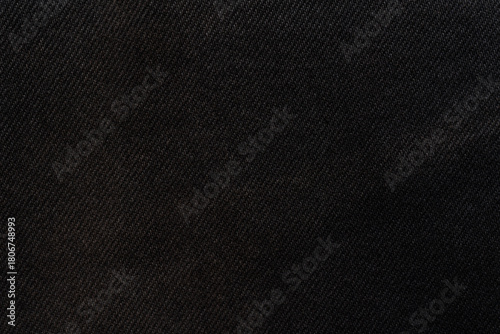 Black denim fabric texture background