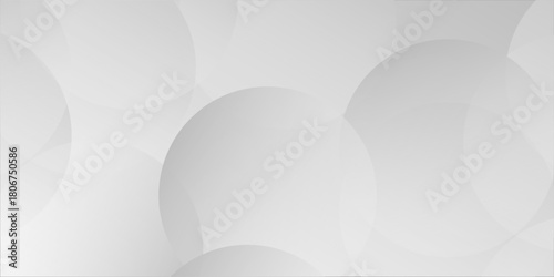 A minimalist abstract background , Modern overlapping curves and circular shapes in various shades of gray, creating a smooth gradient and subtle depth