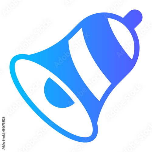 christmas bell gradient icon