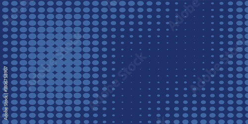 Halftone Pattern Vector Abstract Geometric Technology Background. Triangular Half Tone Texture. Minimal Style Dynamic