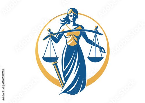 justice scales lady logo silhouette vector, lady justice logo icon silhouette, woman holding scales of justice silhouette lady lawyer logo design vector illustration silhouette on a white background